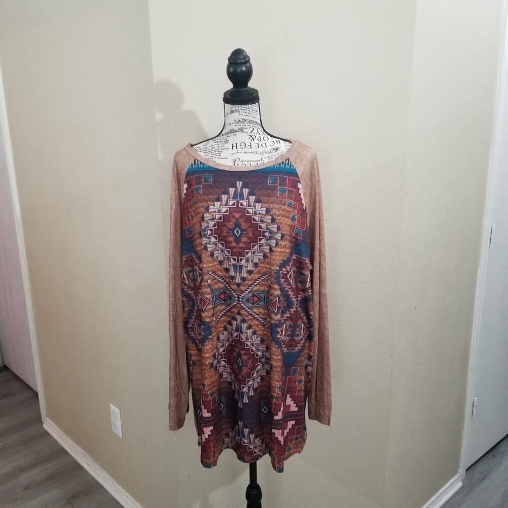 Misslook long‎ sleeve top plus size 3xl